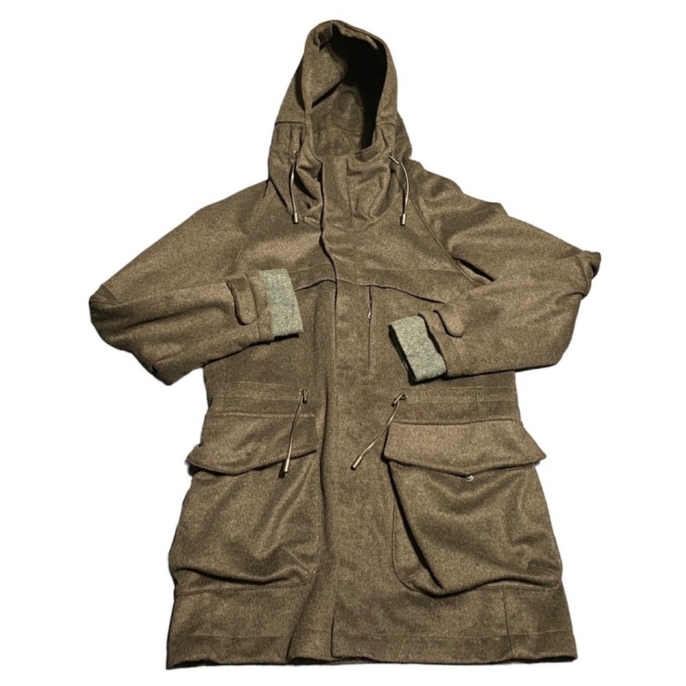 Zara Wool Blend Hooded Coat